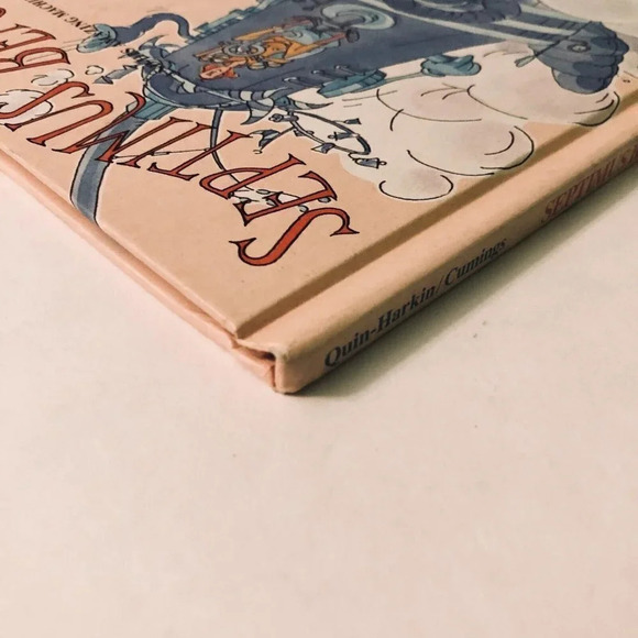 Vtg 1979 Septimus Bean His Amazing Machine Janet Quin Harkin Book - Picture 5 of 15